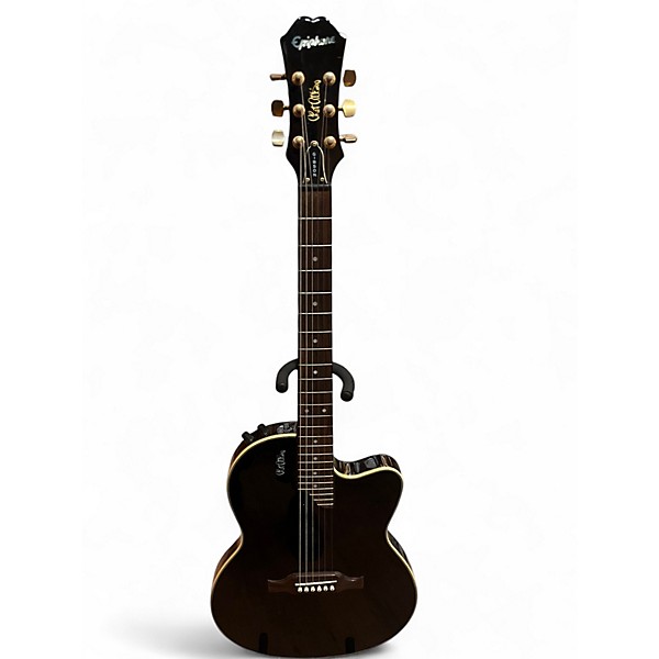 Used Epiphone 1999 Chet Akins SST Studio Ebony Solid Body Electric Guitar