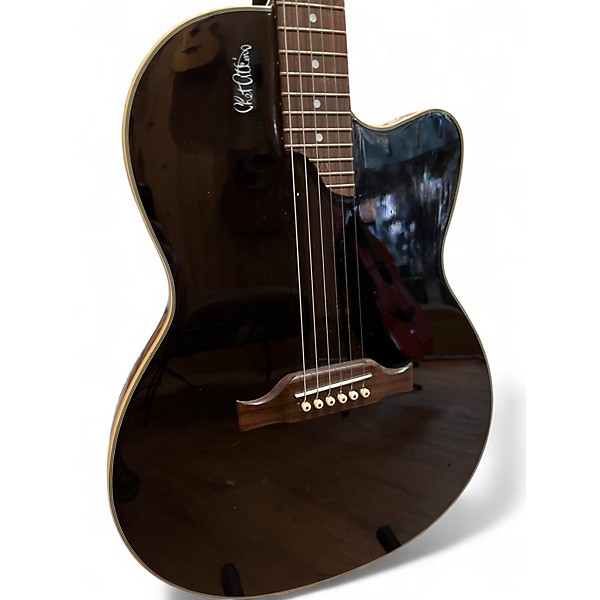 Used Epiphone 1999 Chet Akins SST Studio Ebony Solid Body Electric Guitar