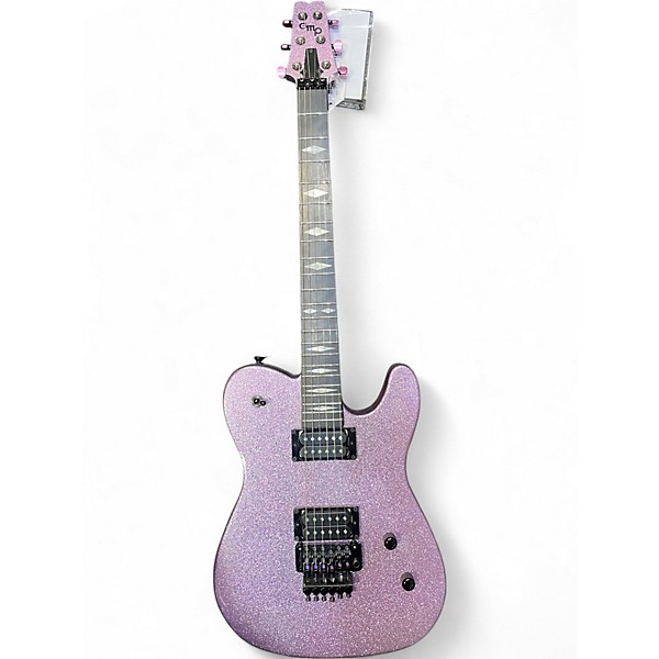 Used Gmp PAWN SHOP FLOYD ROSE PURPLE FLAKE Solid Body Electric Guitar