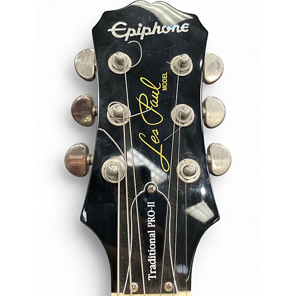 Used Epiphone Les Paul Traditional PRO II Wine Red Solid Body Electric Guitar