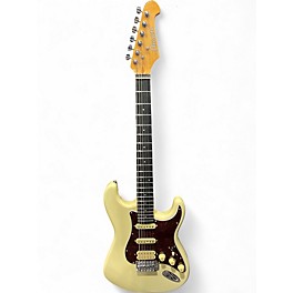 Used Amati 60STVW Cream Solid Body Electric Guitar