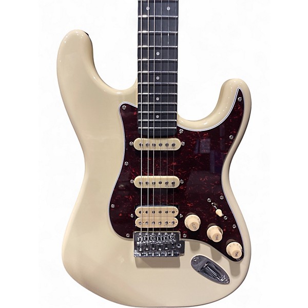 Used Amati 60STVW Cream Solid Body Electric Guitar