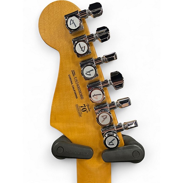 Used 2025 Fender American Ultra II Stratocaster COBRA BLUE Solid Body Electric Guitar