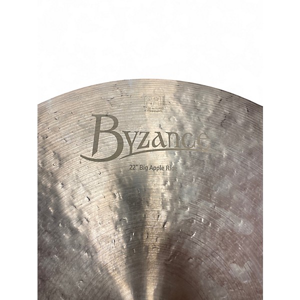 Used MEINL 22in Byzance Jazz Big Apple Ride Cymbal