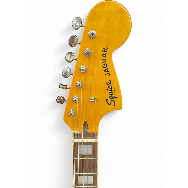 Used Squier CLASSIC VIBE JAGUAR DAPHNE BLUE Solid Body Electric Guitar