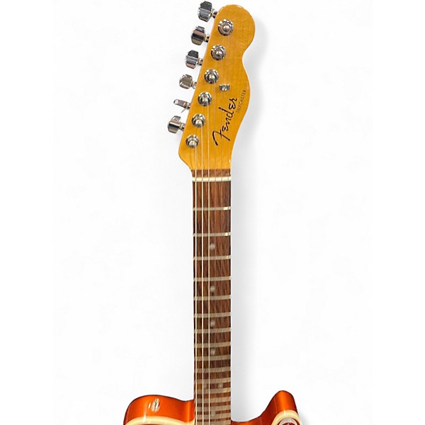 Used Fender American Elite Telecaster Metallic Orange Solid Body