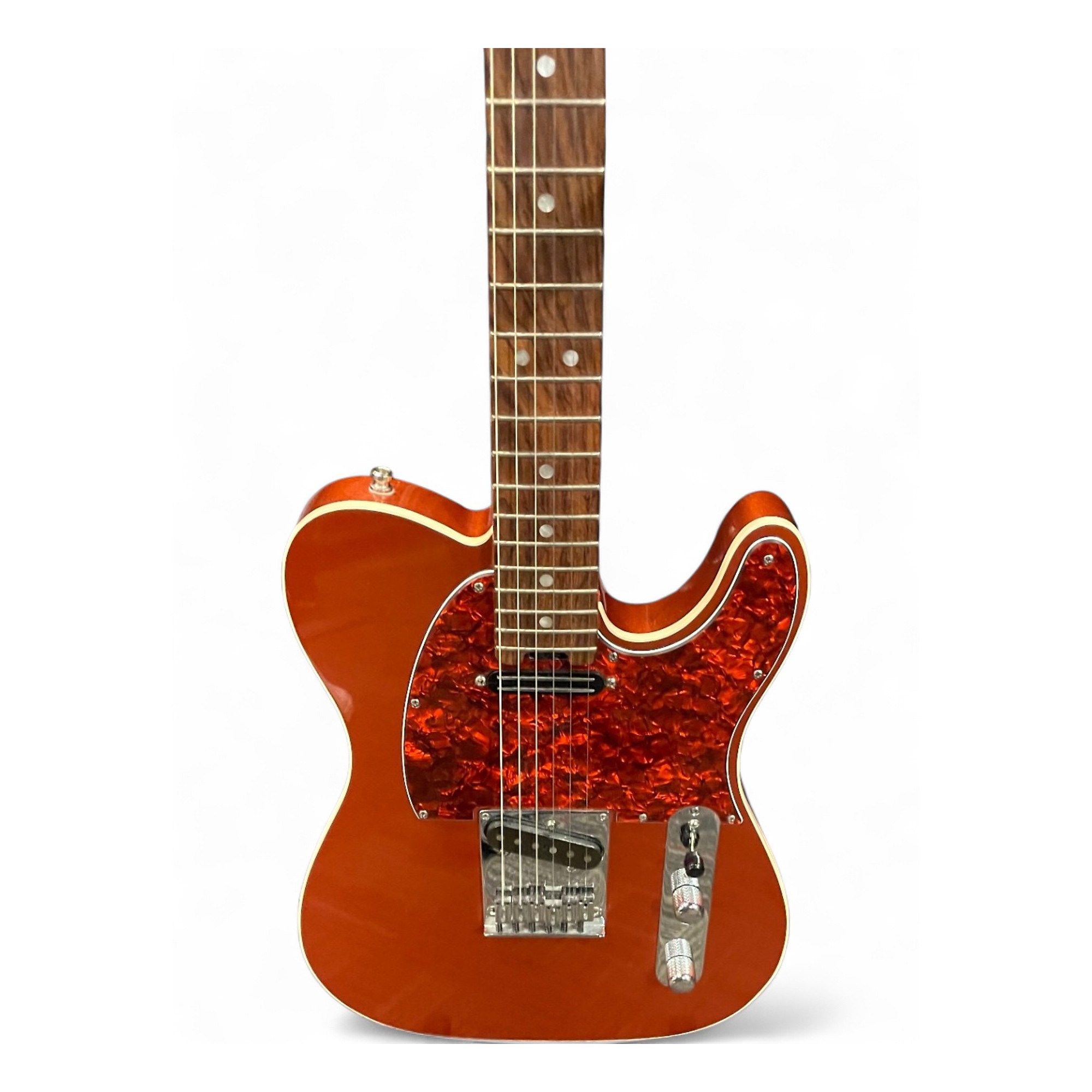 Used Fender American Elite Telecaster Metallic Orange Solid