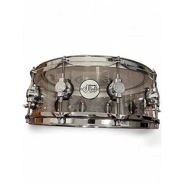Used DW 6X14 Design Series Acrylic Snare Clear Drum
