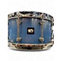 Used Kings Custom Drums 14in KING CUSTOM DRUMS 6.5"x14" Maple Blue Stain Drum thumbnail