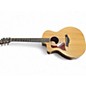 Used 2020s Taylor 214CE Left Handed Natural Acoustic Electric Guitar