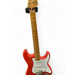 Used Squier Classic Vibe 1950S Stratocaster fiesta red Solid Body Electric Guitar