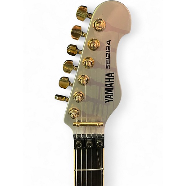 Used 1990s Yamaha SE1212A Silver Solid Body Electric Guitar