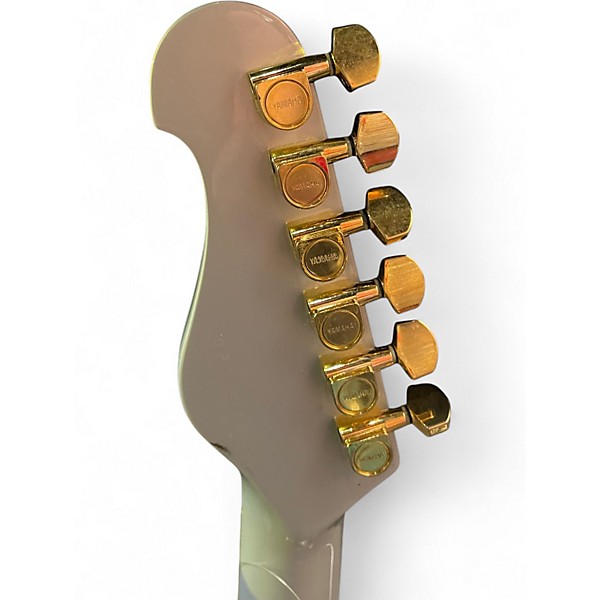 Used 1990s Yamaha SE1212A Silver Solid Body Electric Guitar