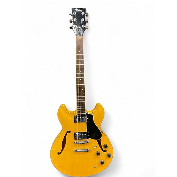 Used 1990s Yamaha SA800 Amber Hollow Body Electric Guitar