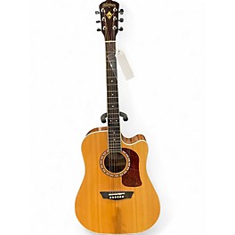 Used Washburn HD10SCE Natural Acoustic Electric Guitar
