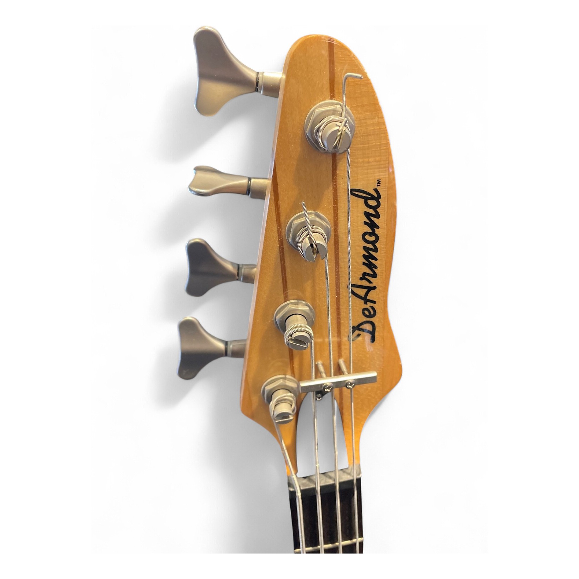 Used DeArmond Pilot Pro IV Natural Electric Bass Guitar