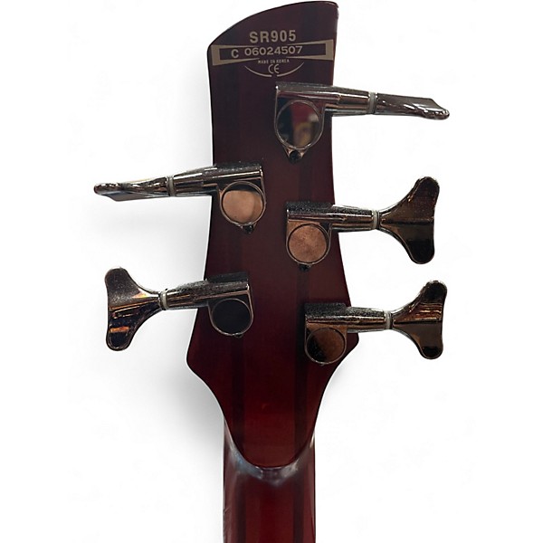 Used Ibanez SR905 BURGADY Electric Bass Guitar