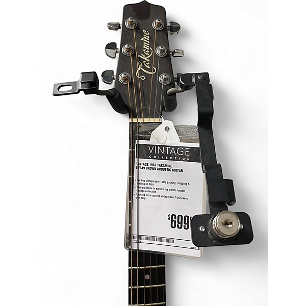 Vintage 1962 Takamine EF349 Brown Acoustic Guitar