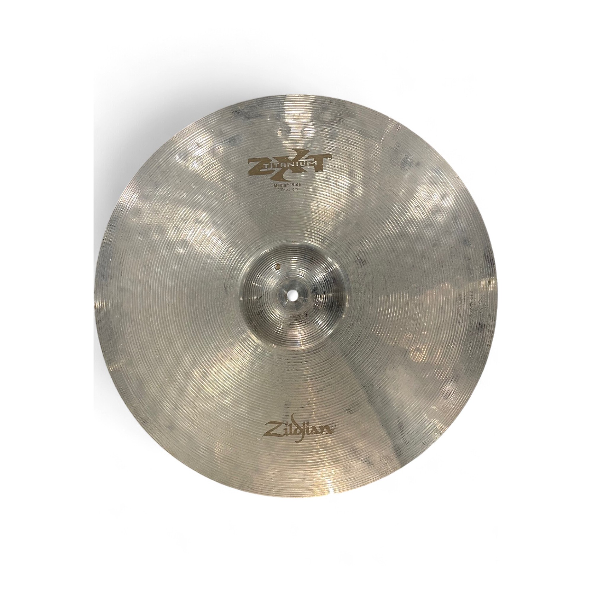 cii Used Zildjian 20in ZXT TITANIUM MEDIUM RIDE Cymbal 40