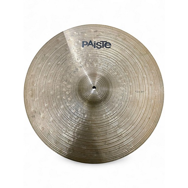 Used Paiste 21in Prototype Ride Cymbal