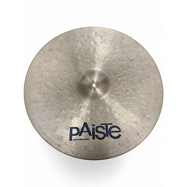 Used Paiste 21in Prototype Ride Cymbal