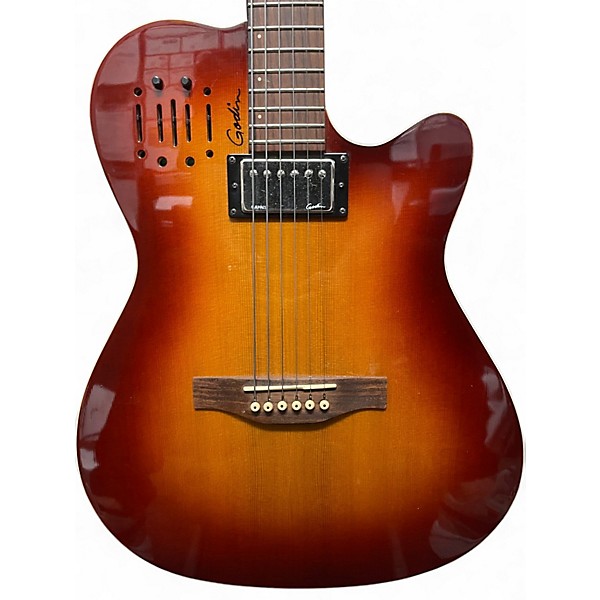 Used Godin A6 Ultra SUNBURST Acoustic Electric Guitar
