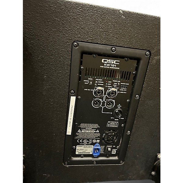 Used QSC KW181 1000W Powered Subwoofer
