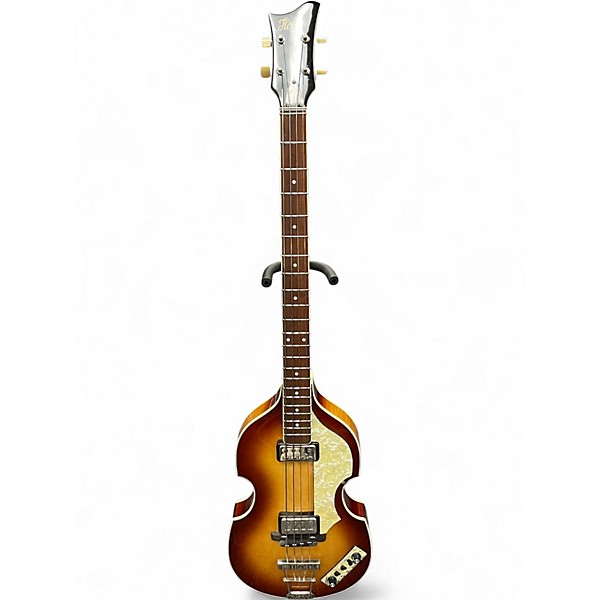 Used Hofner HCT-500/1 CONTEMPORARY SERIES VINTAGE BURST Electric Bass Guitar