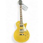 Used Epiphone Les Paul Traditional Pro IV worn metallic gold Solid Body Electric Guitar thumbnail