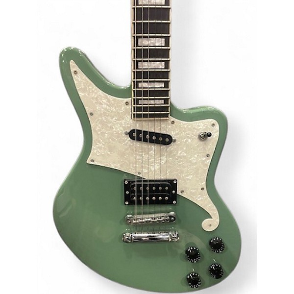Used D'Angelico PREMIER BEDFORD SH Green Solid Body Electric Guitar