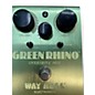 Used Way Huge Electronics WHE202 Green Rhino Overdrive Effect Pedal