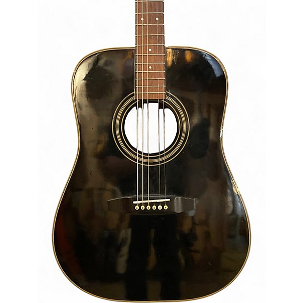 Used Ibanez LS300 Black Acoustic Guitar