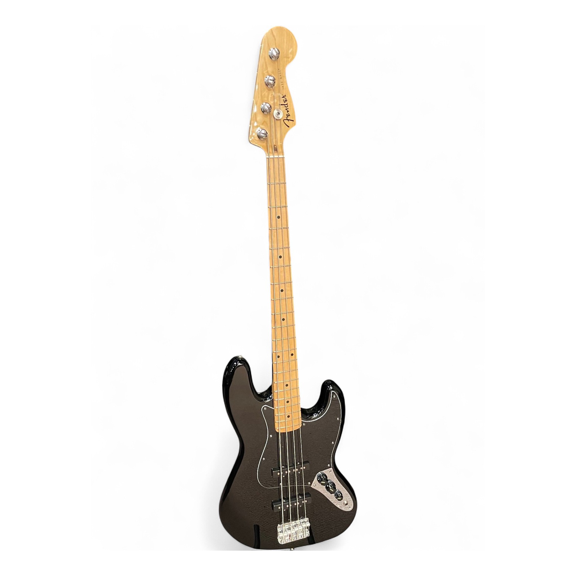 Used Fender Standard Jazz Bass Black Electric Bass Guitar