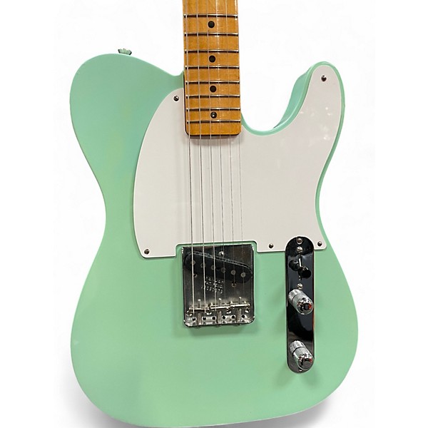 Used Fender 70th Anniversary Esquire Seafoam Green Solid Body Electric Guitar