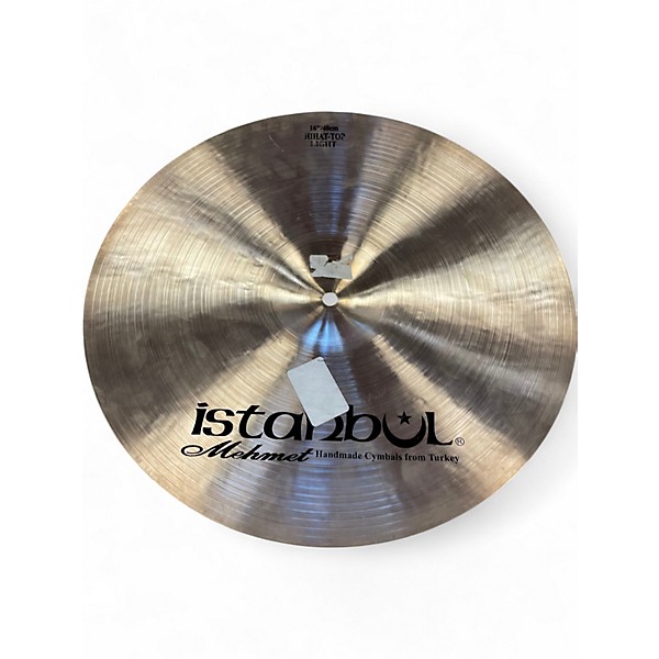 Used Istanbul Mehmet 16in Traditional Hi Hat Top Cymbal