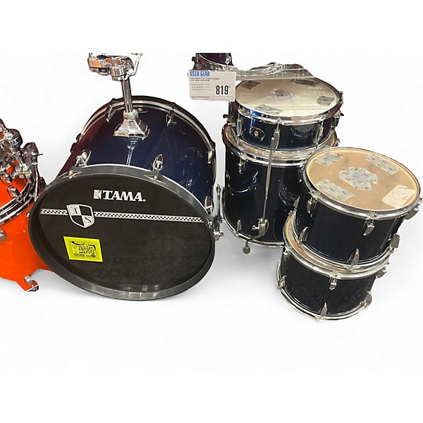 Used TAMA 5 Piece Imperialstar NAVY BLUE Drum Kit
