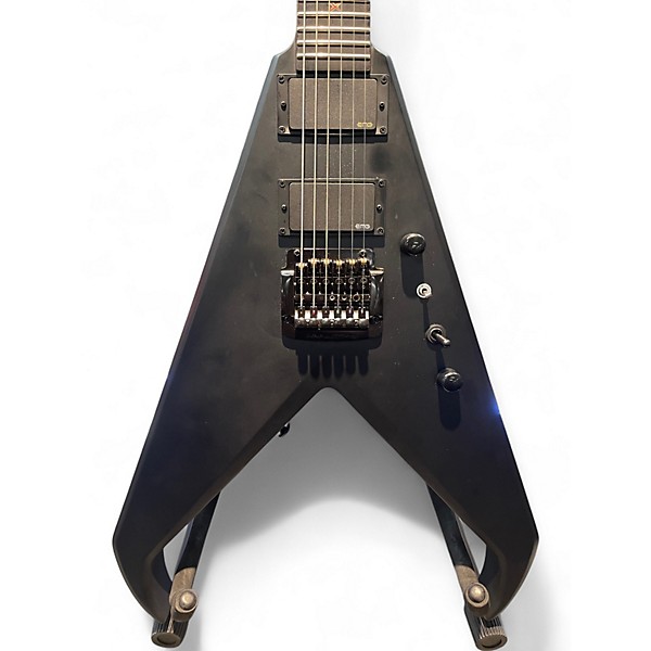 Used Dean Kerry King V Satin Black Solid Body Electric Guitar