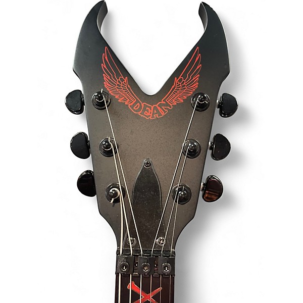 Used Dean Kerry King V Satin Black Solid Body Electric Guitar