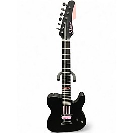 Used Schecter Guitar Research Machine Gun Kelly Pt Satin Black Black Solid Body Electric Guitar
