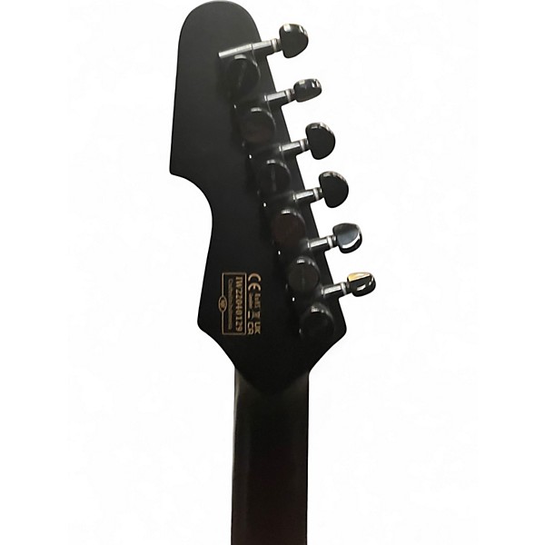 Used Schecter Guitar Research Machine Gun Kelly Pt Satin Black Black Solid Body Electric Guitar