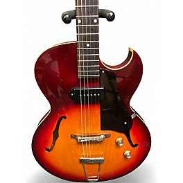 Vintage 1962 Gibson ES125TC Cherry Sunburst Hollow Body Electric Guitar