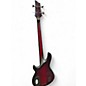 Used Schecter Guitar Research Hellraiser Extreme 4 String Satin Crimson Red Burst Electric Bass Guitar