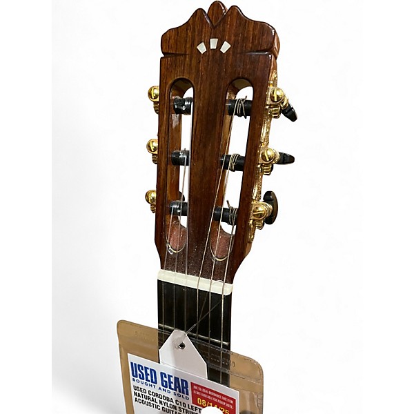 Used Cordoba C10 Left Handed Natural Nylon String Acoustic Guitar