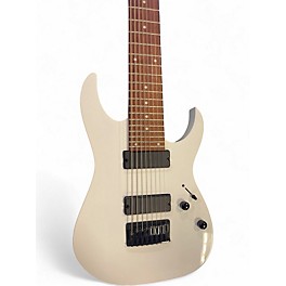Used Ibanez RG8 8 String White Solid Body Electric Guitar