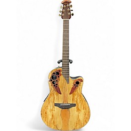 Used Ovation CE44PSMG Spalted Maple Acoustic Electric Guitar
