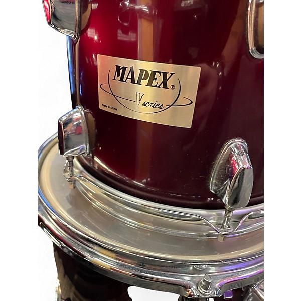 Used Mapex 4 Piece V SERIES Wine Red Drum Kit