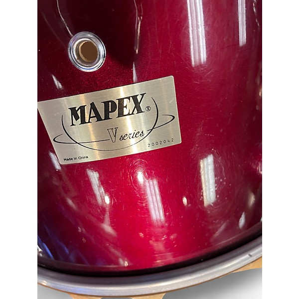 Used Mapex 4 Piece V SERIES Wine Red Drum Kit