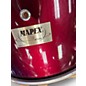 Used Mapex 4 Piece V SERIES Wine Red Drum Kit
