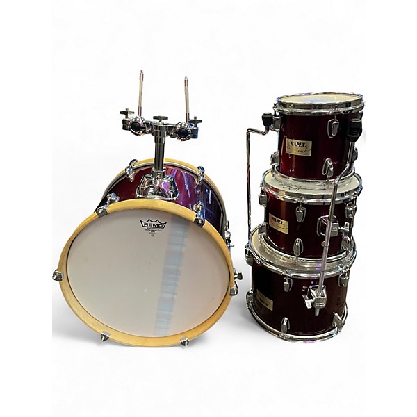 Used Mapex 4 Piece V SERIES Wine Red Drum Kit