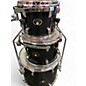 Used TAMA 4 Piece Silverstar Flat Black Drum Kit